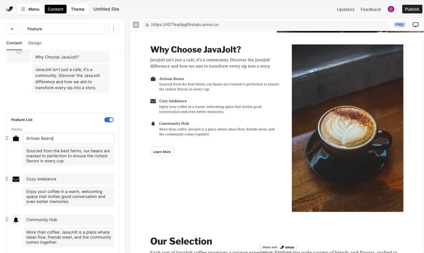 umso editor