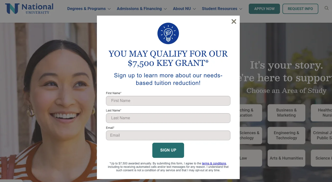 national university campaign