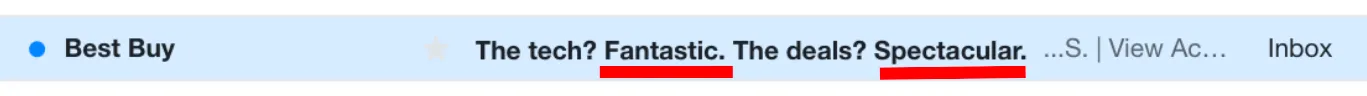 power words for email subject lines