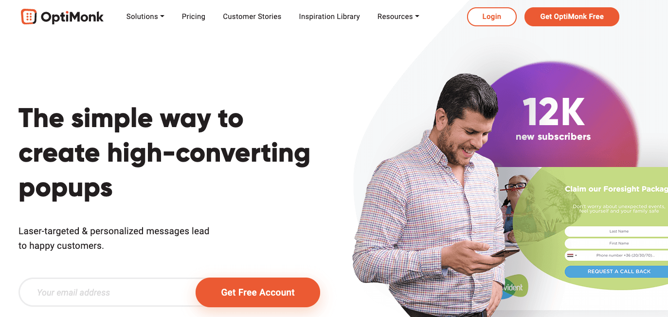 optimonk popup software