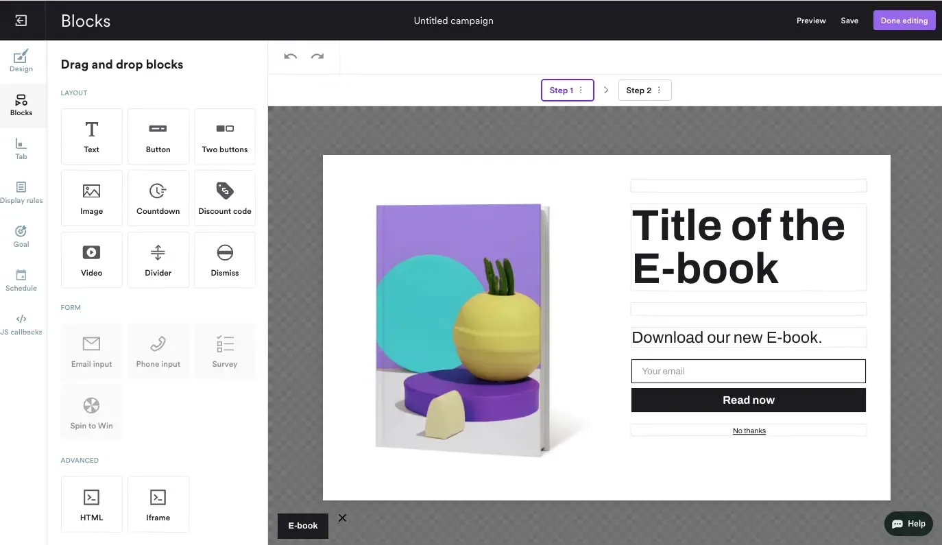lead magnet campaign editing