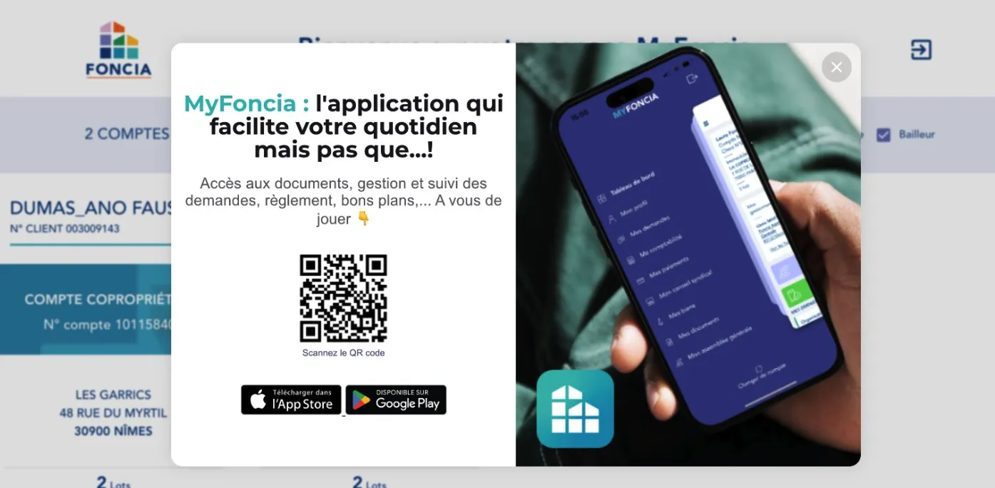app promotion popup