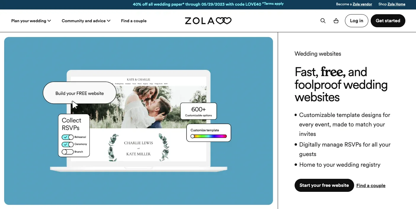 personalized landing page