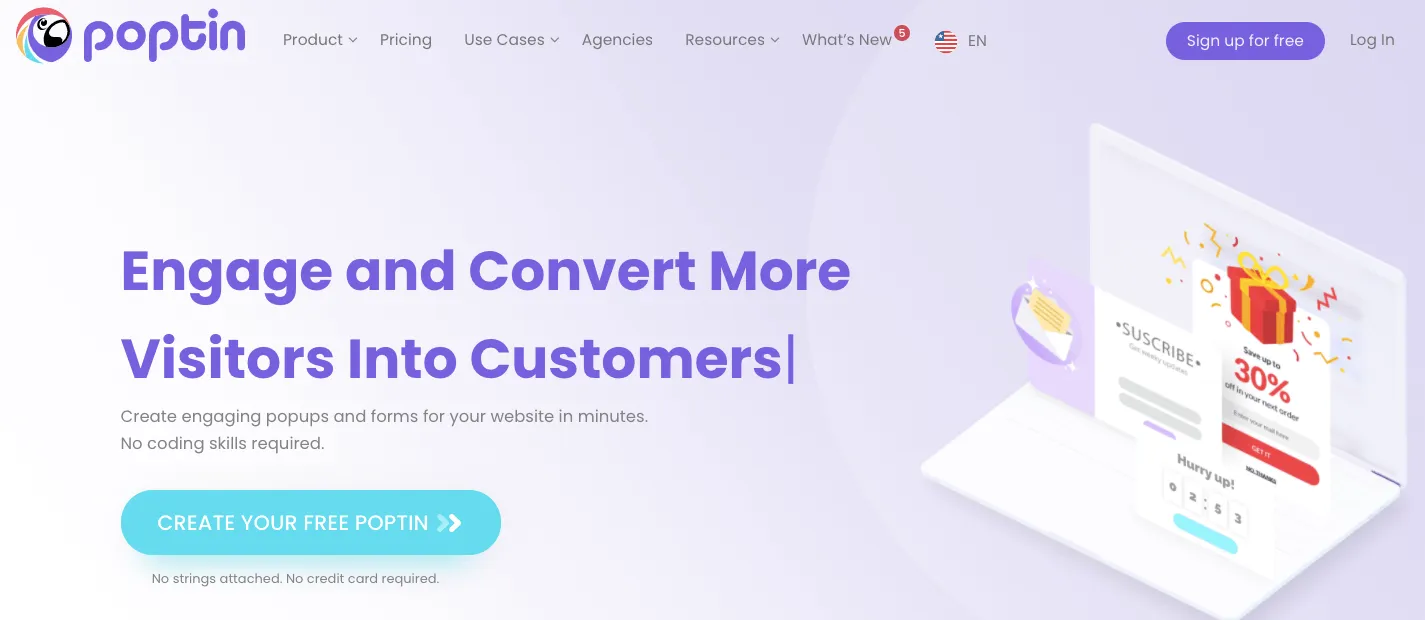 poptin best popup apps