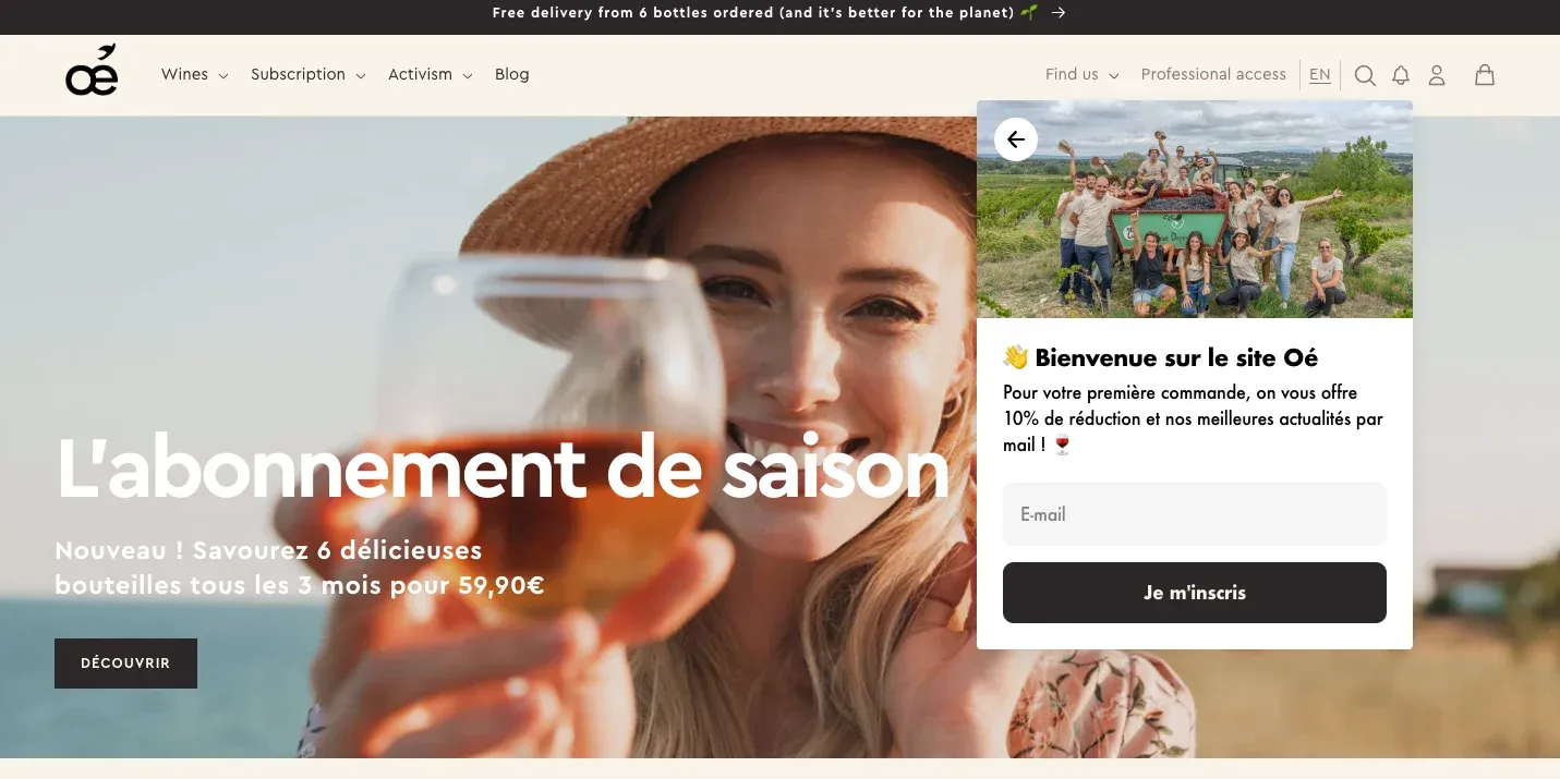 oe wines