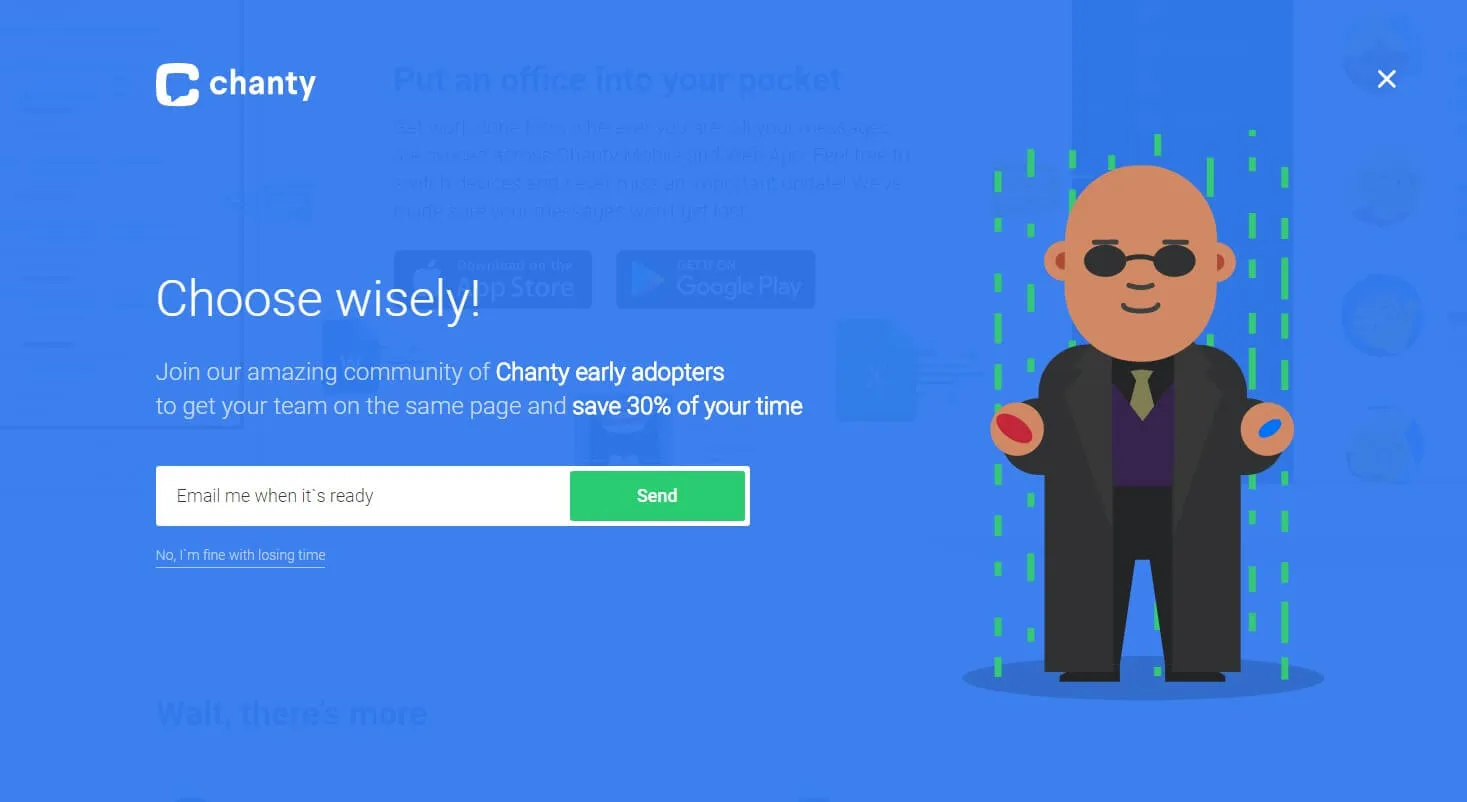 exit popup headline example