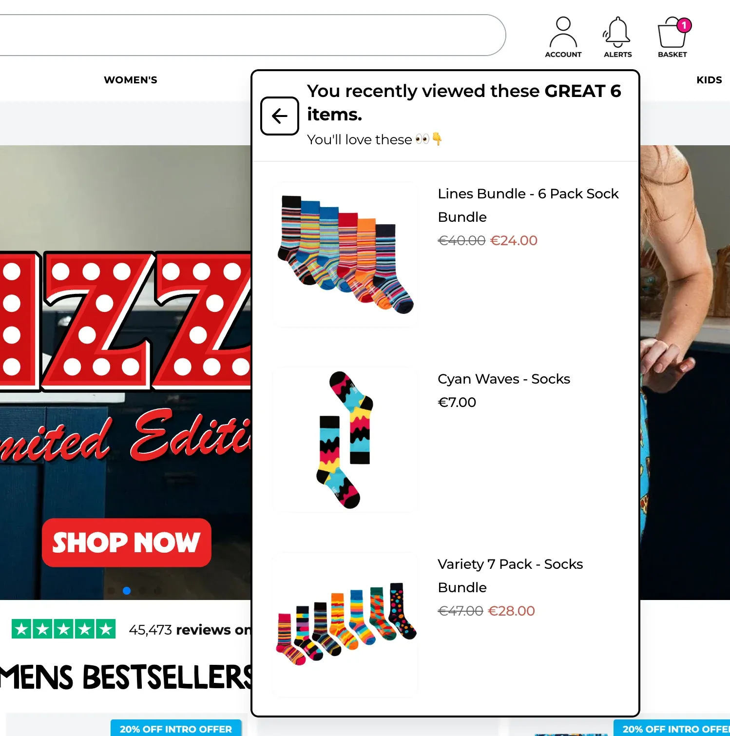 opened recommendations