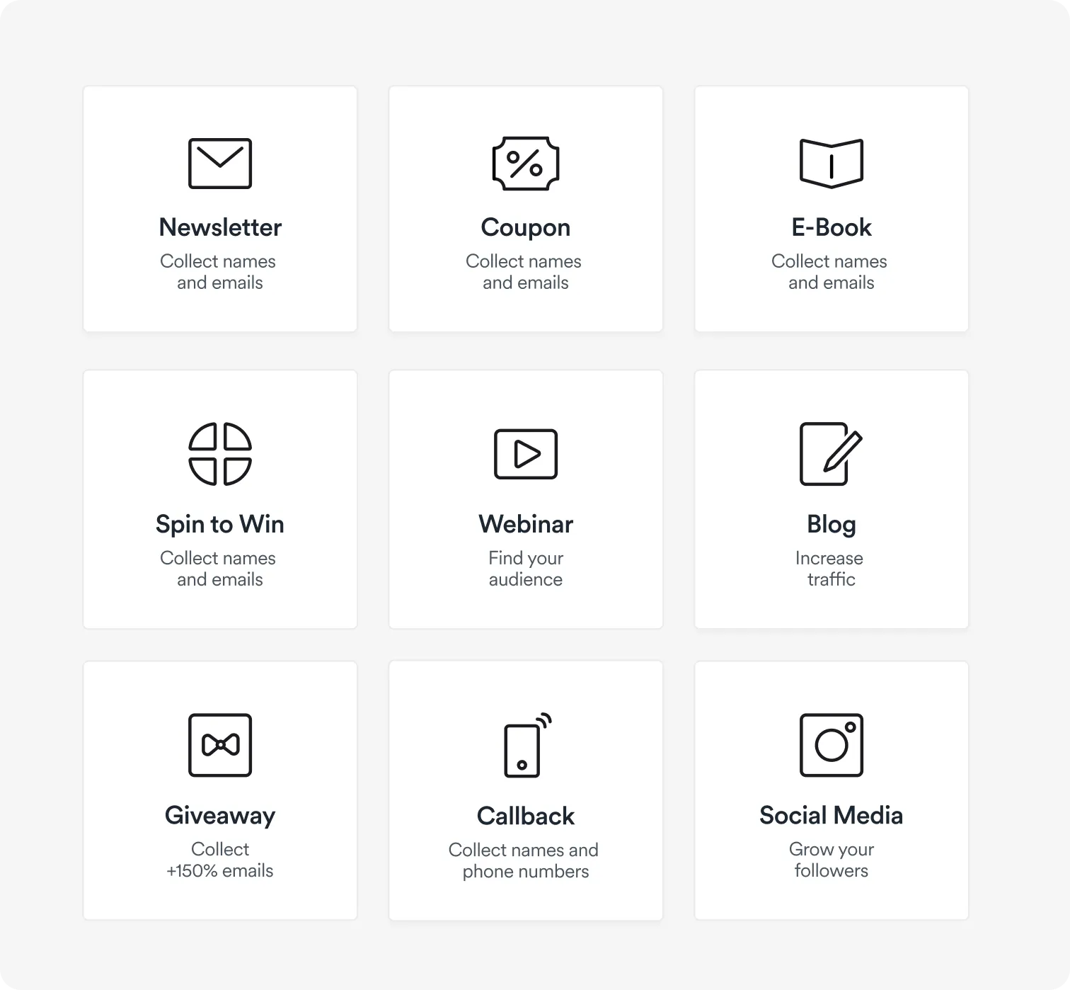 popup campaigns