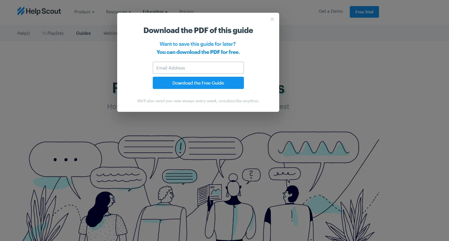 An-email-popup-on-Helpscout