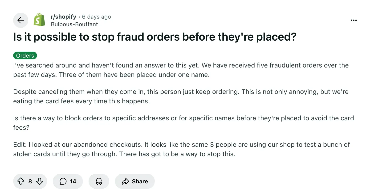 help from reddit