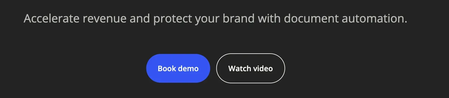 watch demo button
