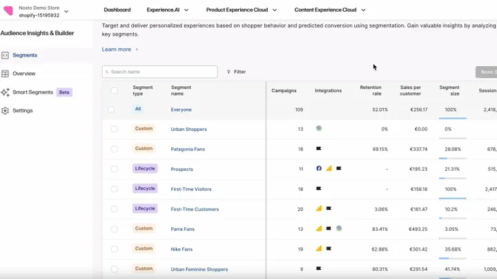 Nosto personalization platform