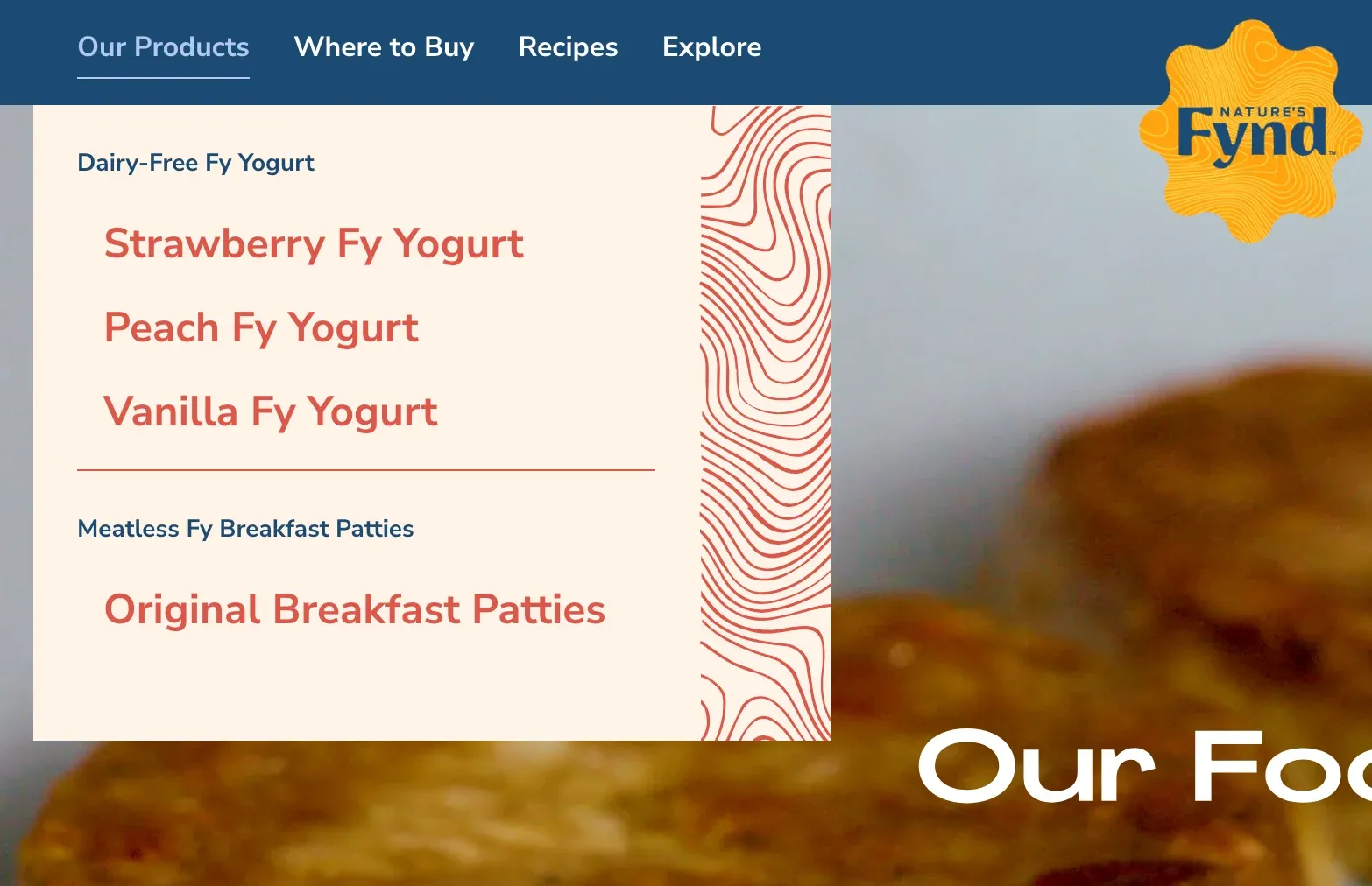 menu navigation