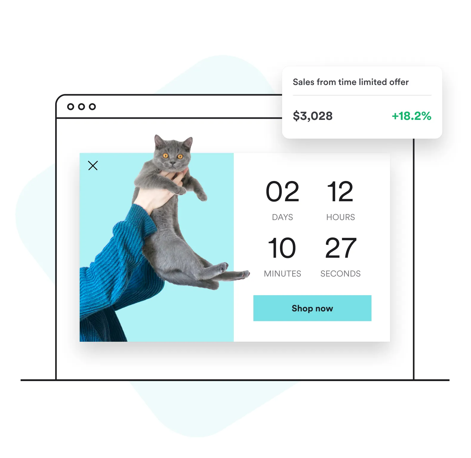 Countodwn sales popup