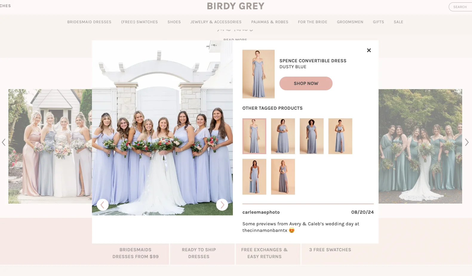 instagram feed on ecommerce store