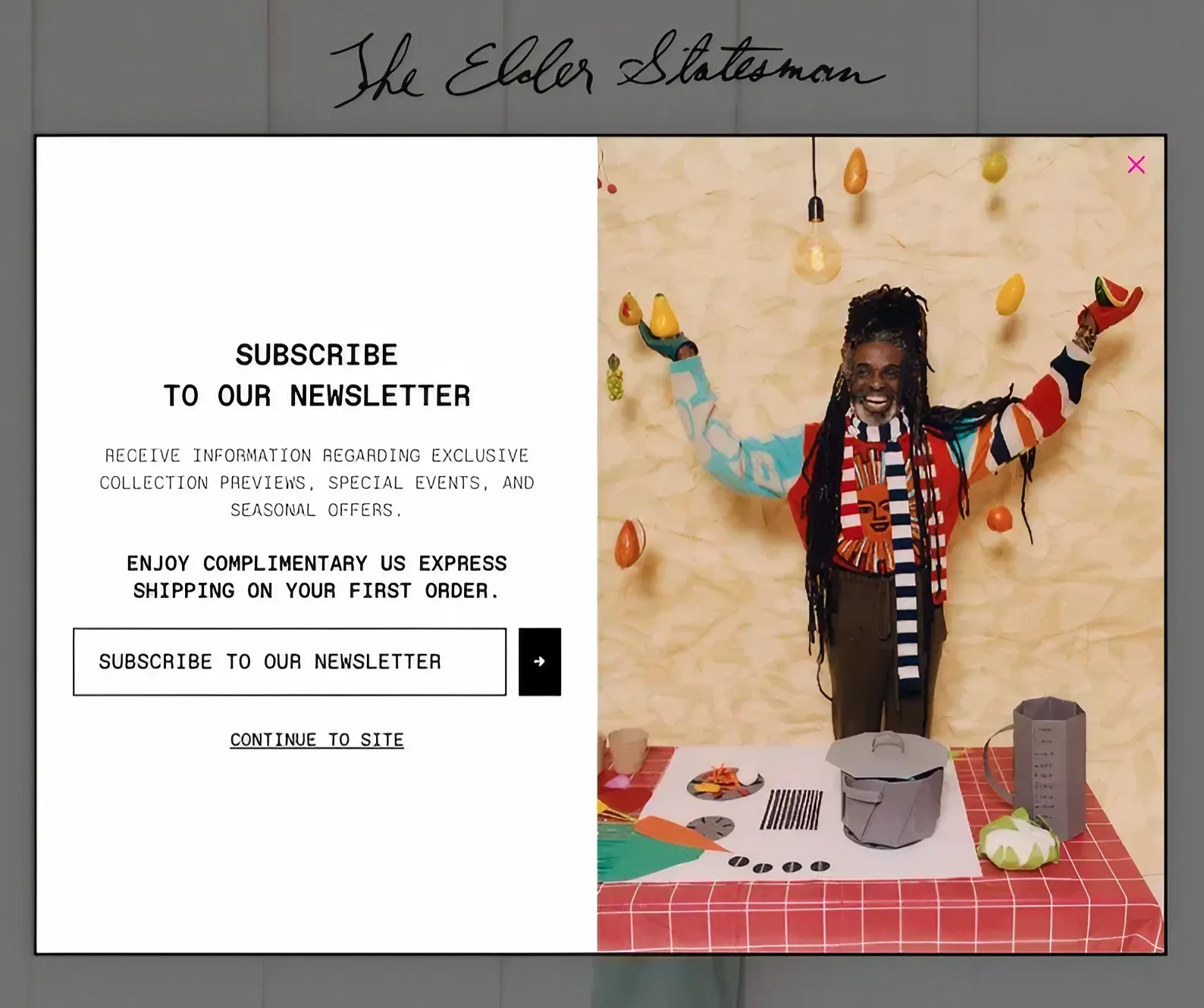 elder statesman popup