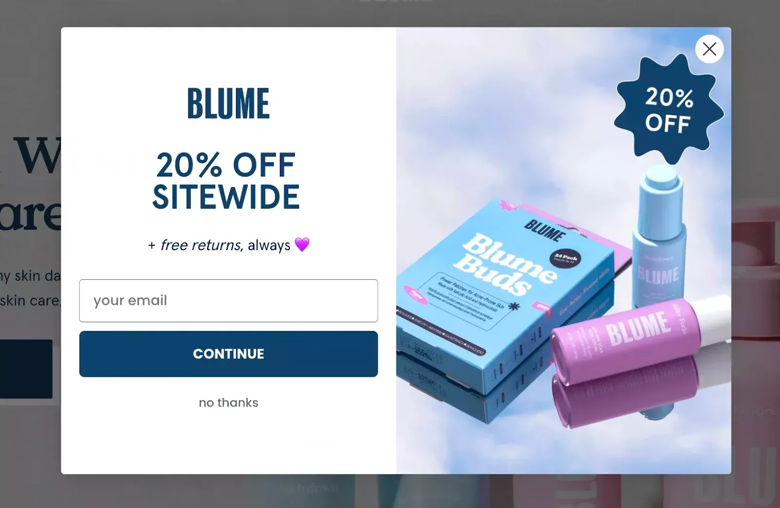 discount popup