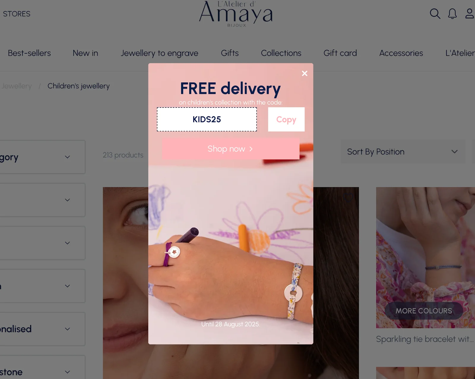 free deliver popup