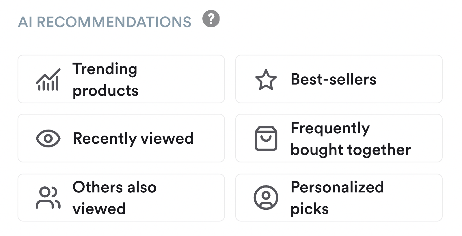 ai product recommendations