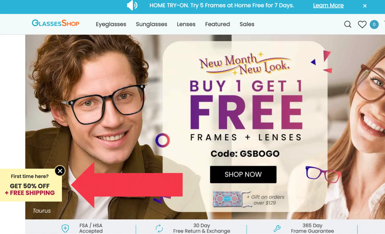 glasses-shop-campaign by wisepops
