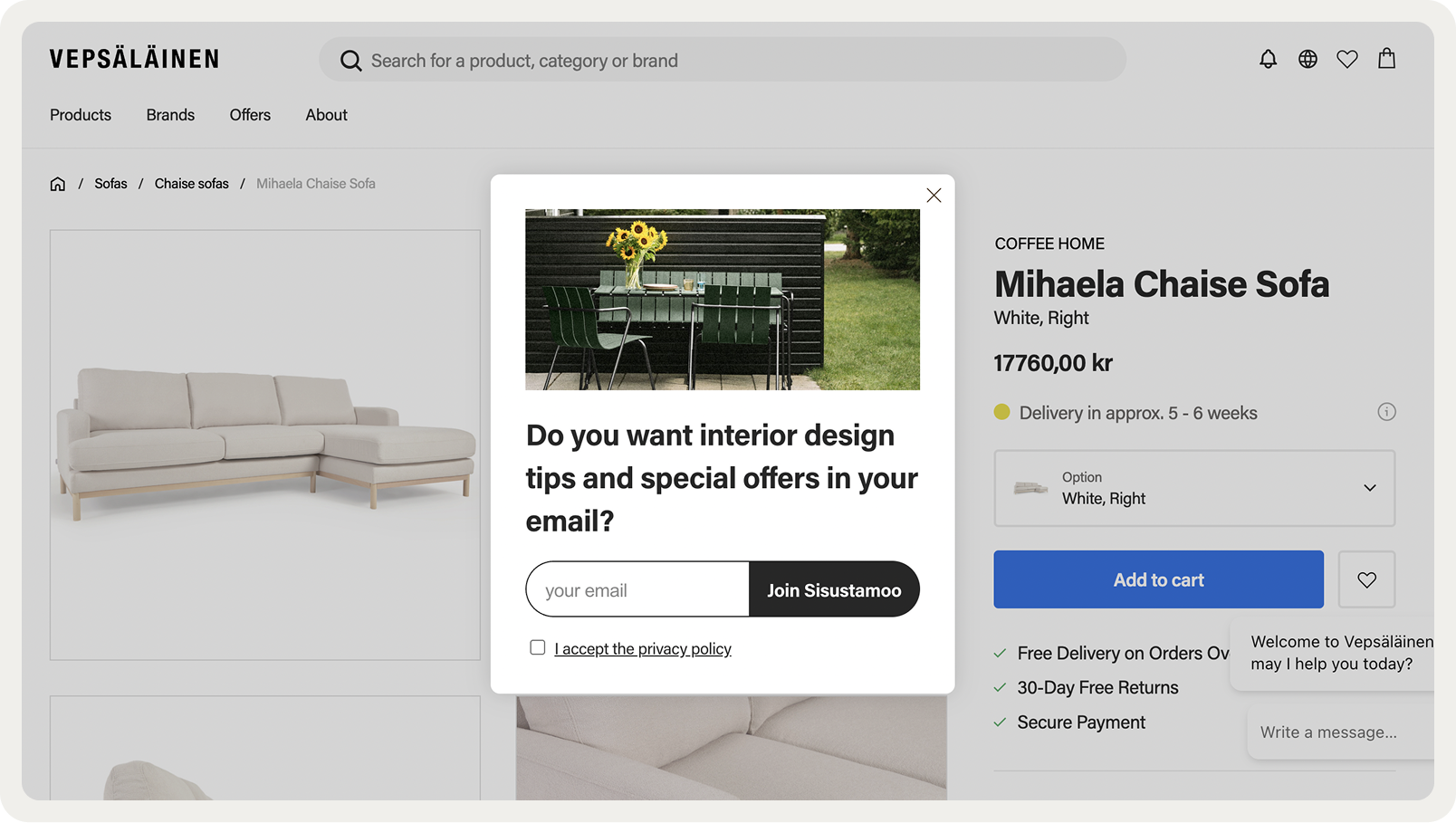 newsletter signup campaign