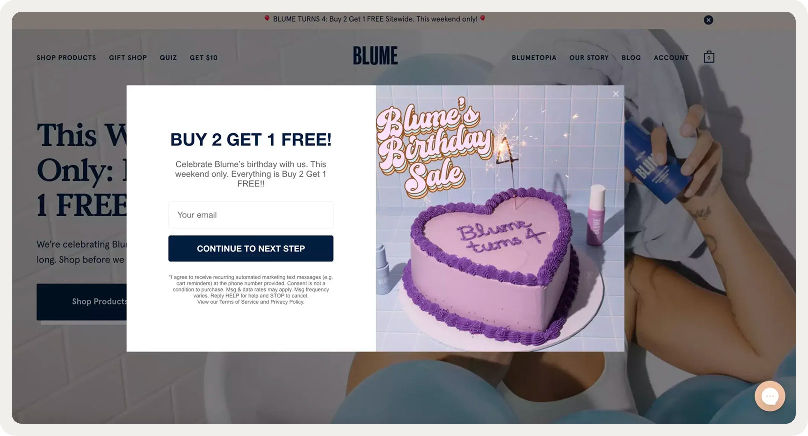 special offer example ecommerce