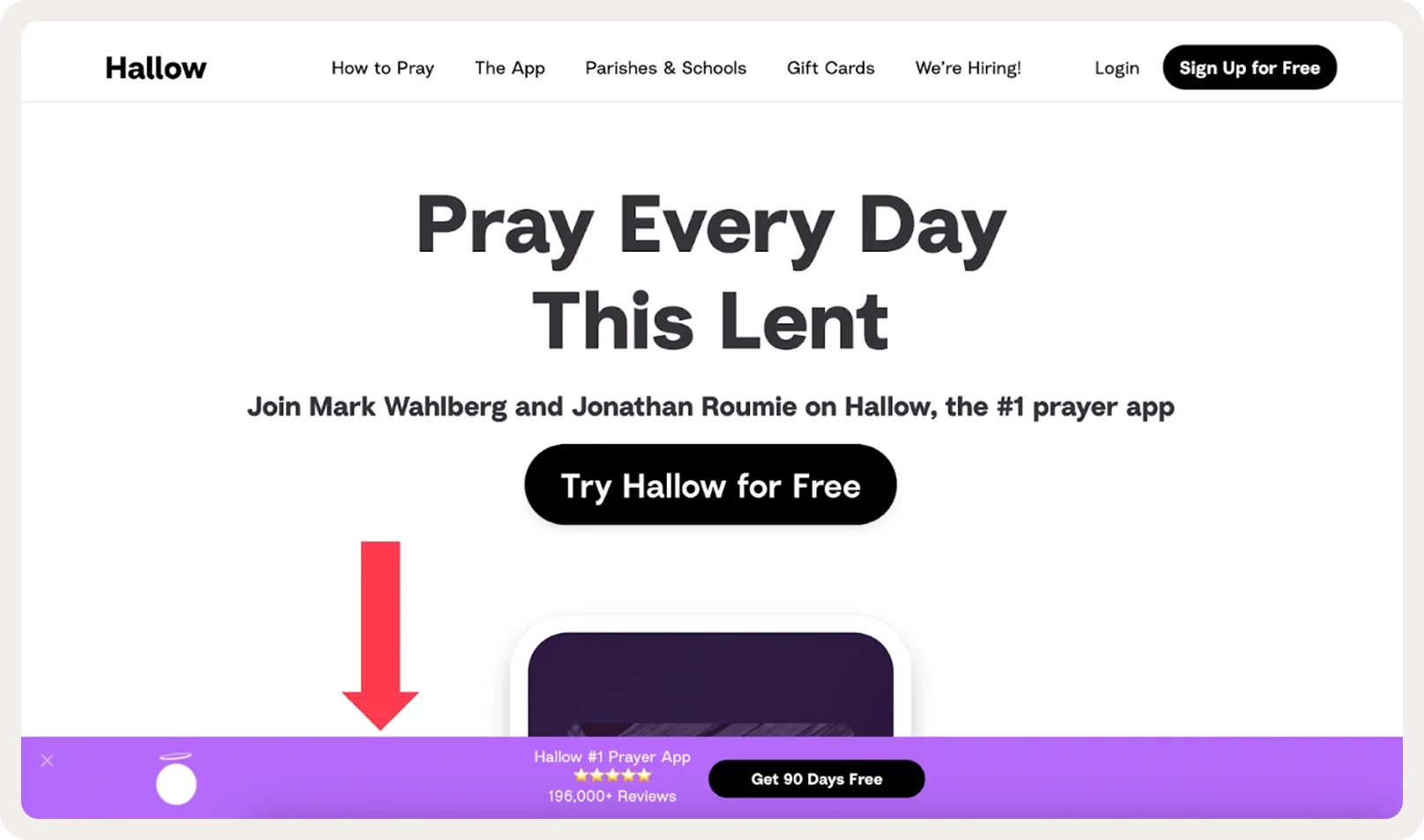Hallow engages 42K leads and increases app downloads
