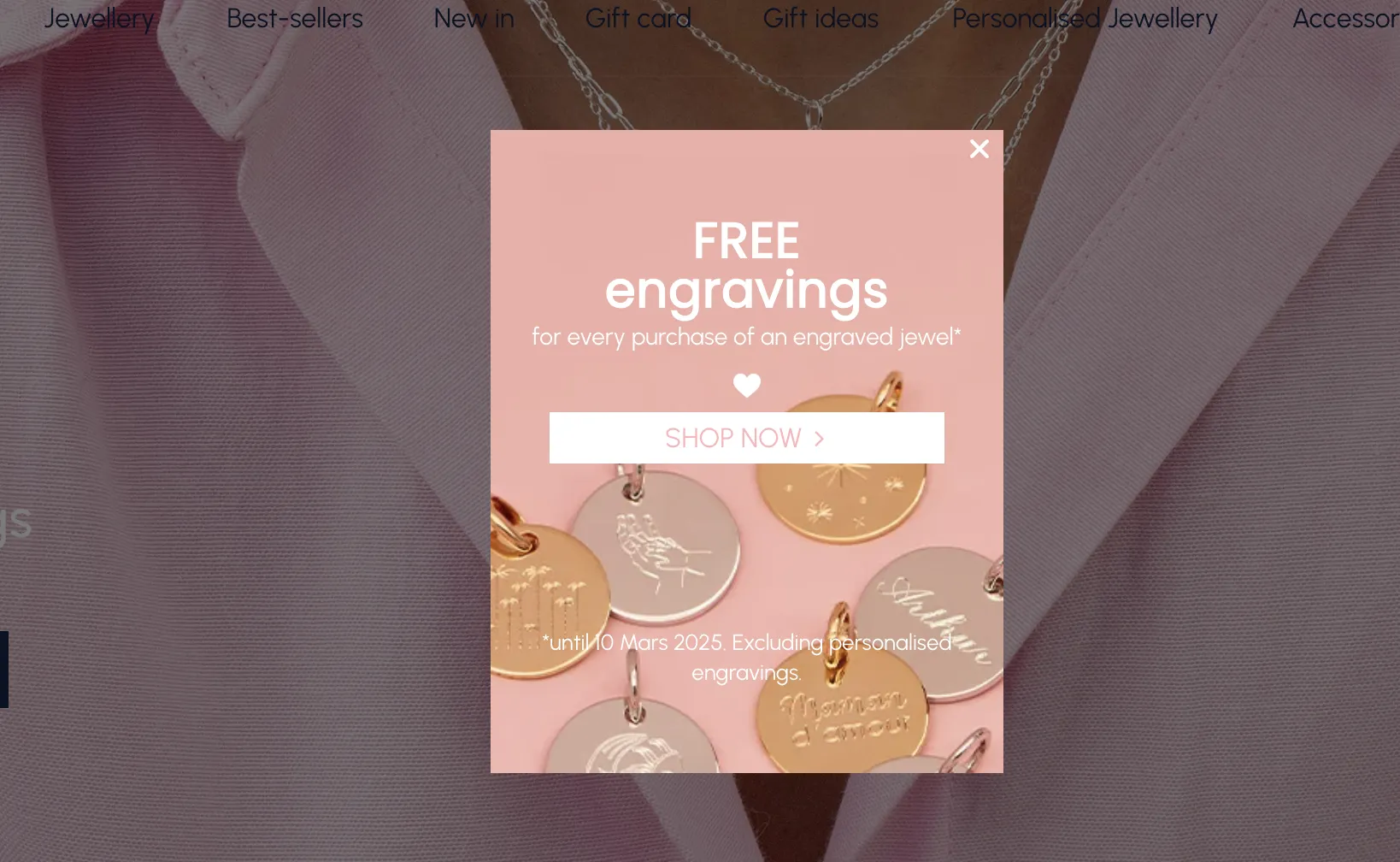 free engraving recommendation in ecommerce