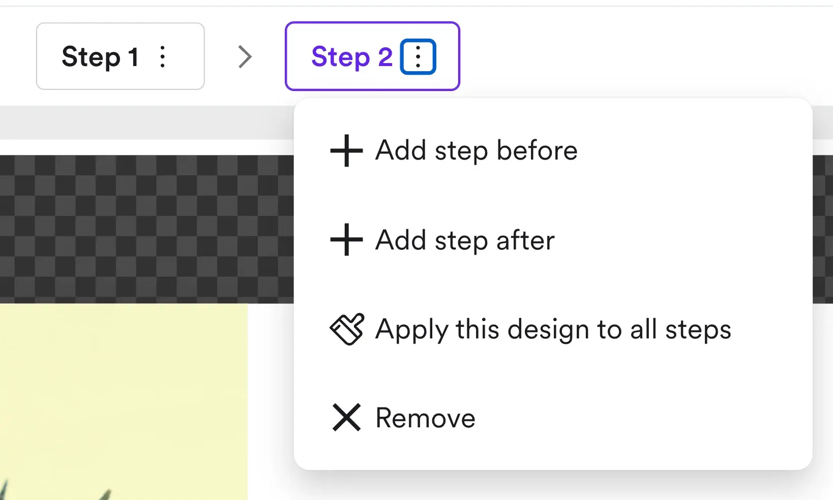 removing campaign step
