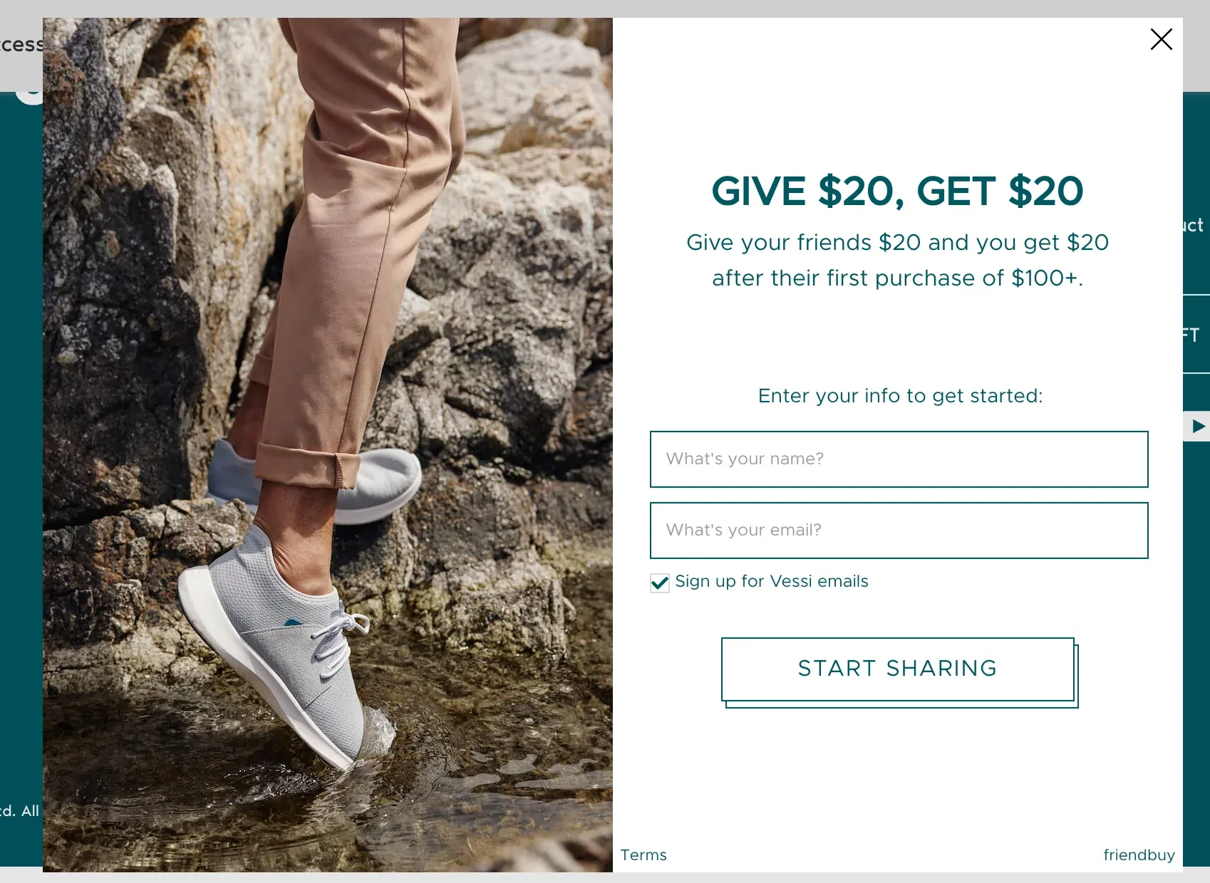 refer a friend giveaway example
