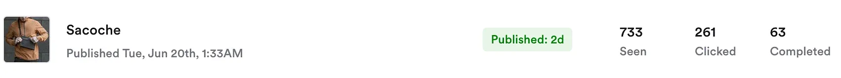 onsite notification feed wisepops campaign black ember