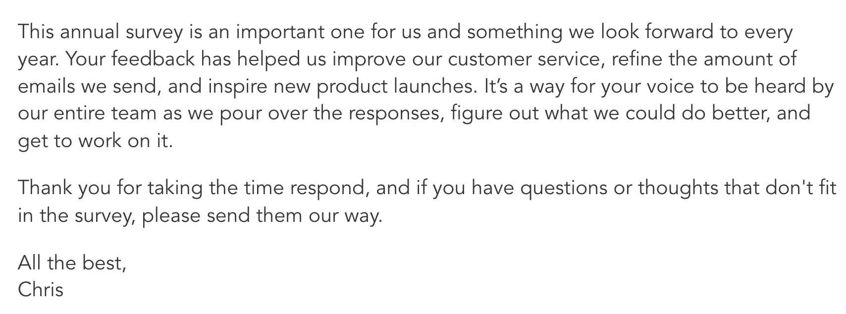 survey explanation