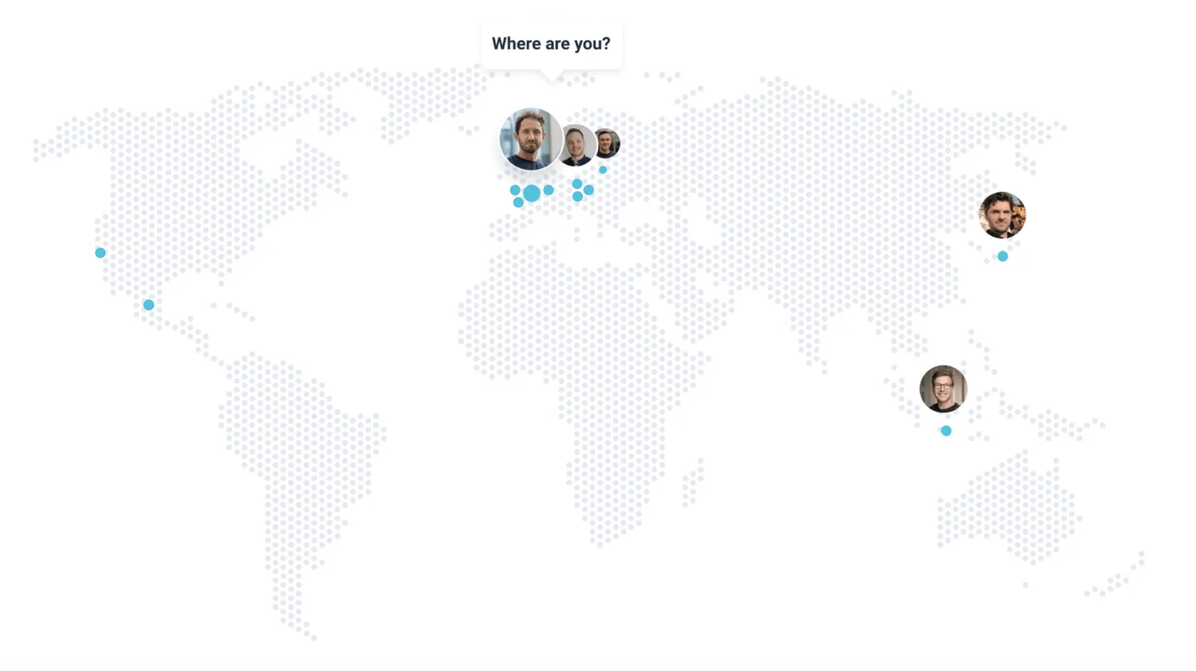 Map of Wisepops members