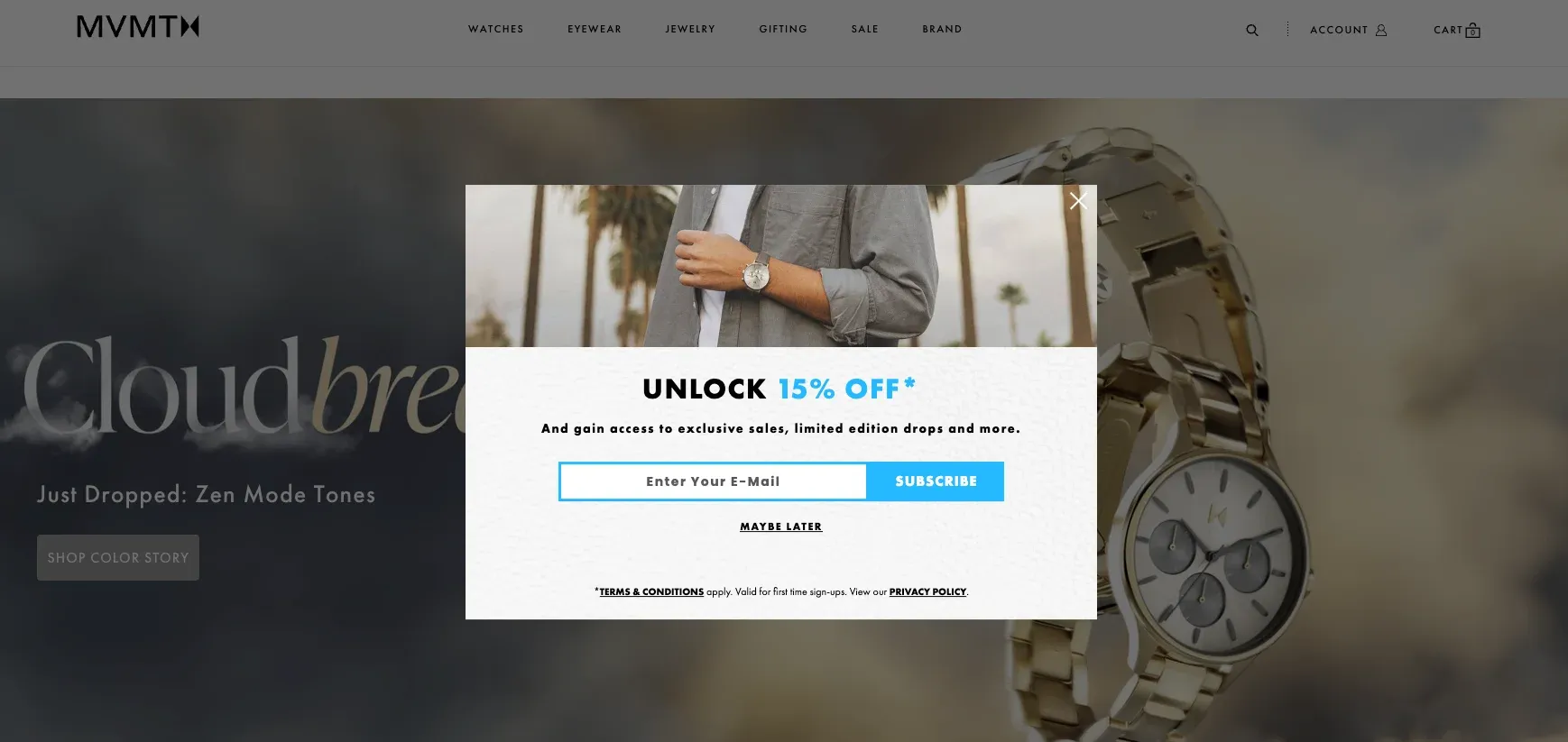 popup form