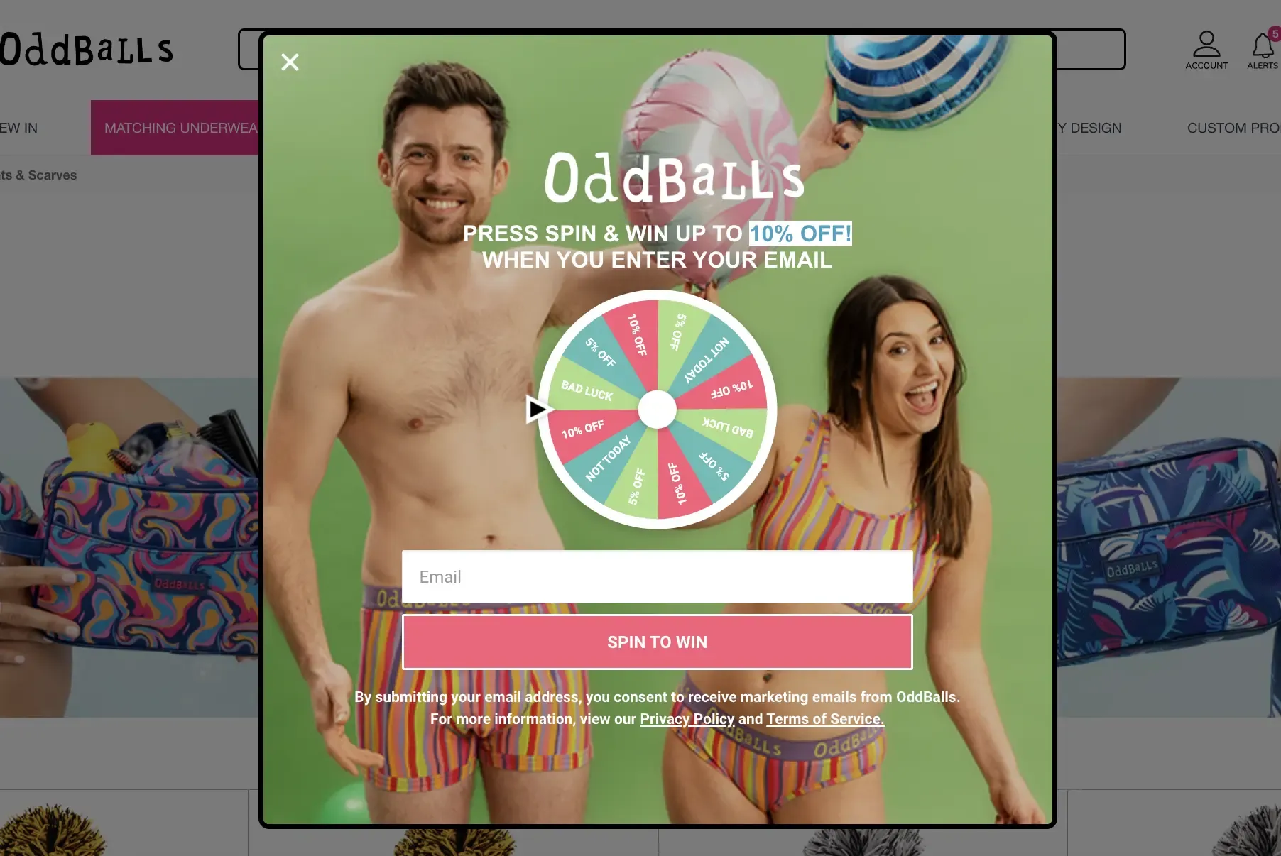 email capture oddballs