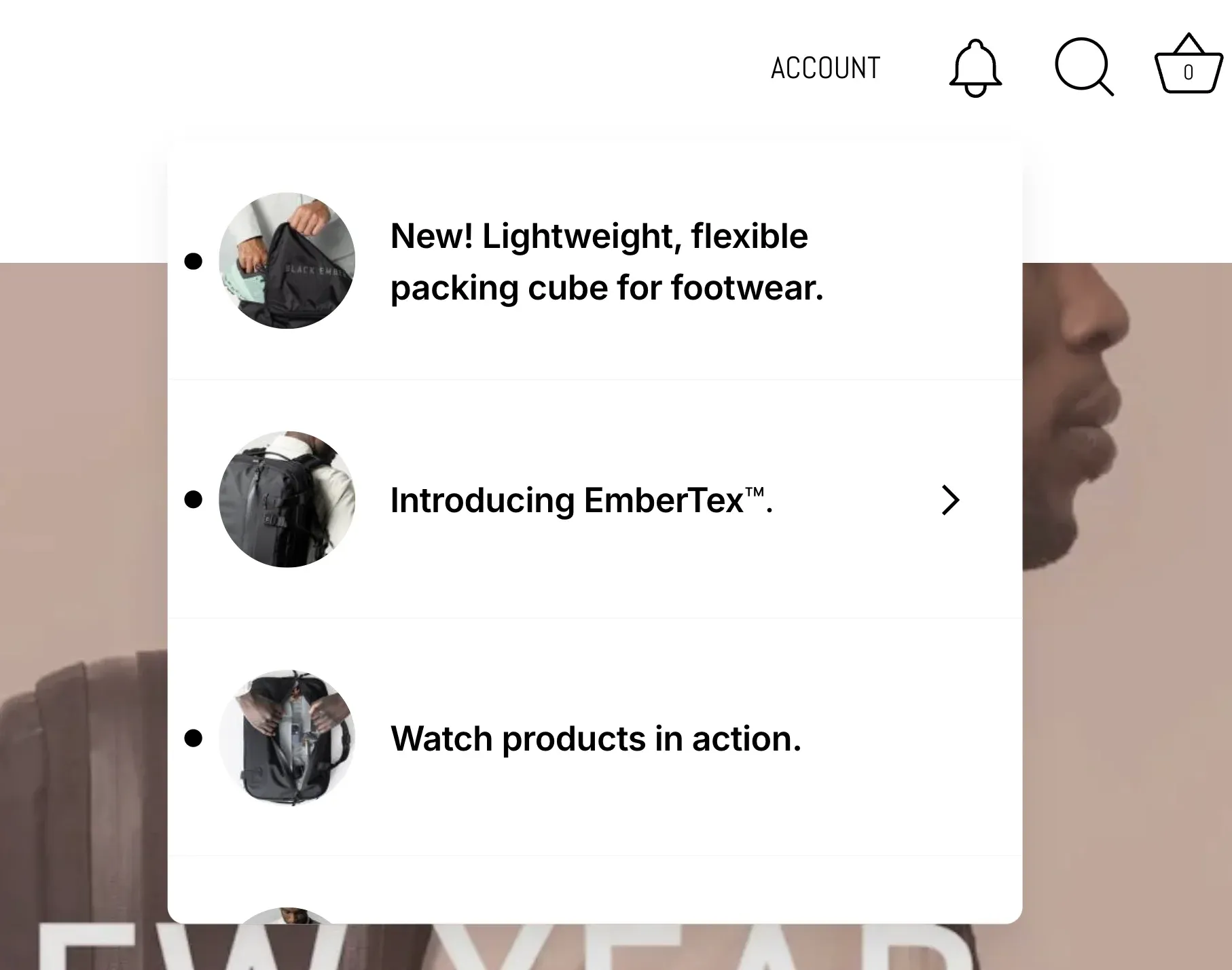 marketing offers in a feed on a website from wisepops