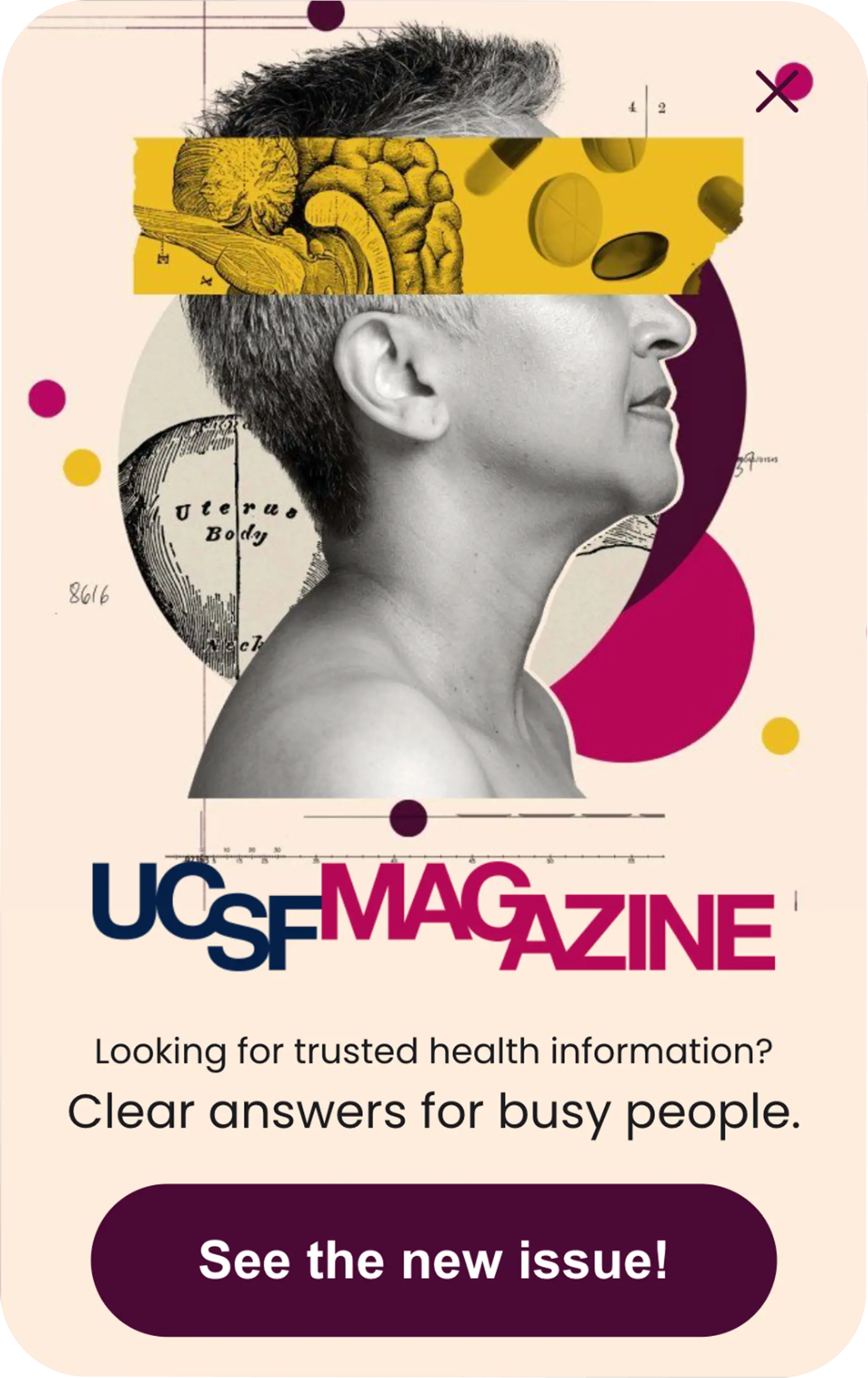 UCSF magazine promotion