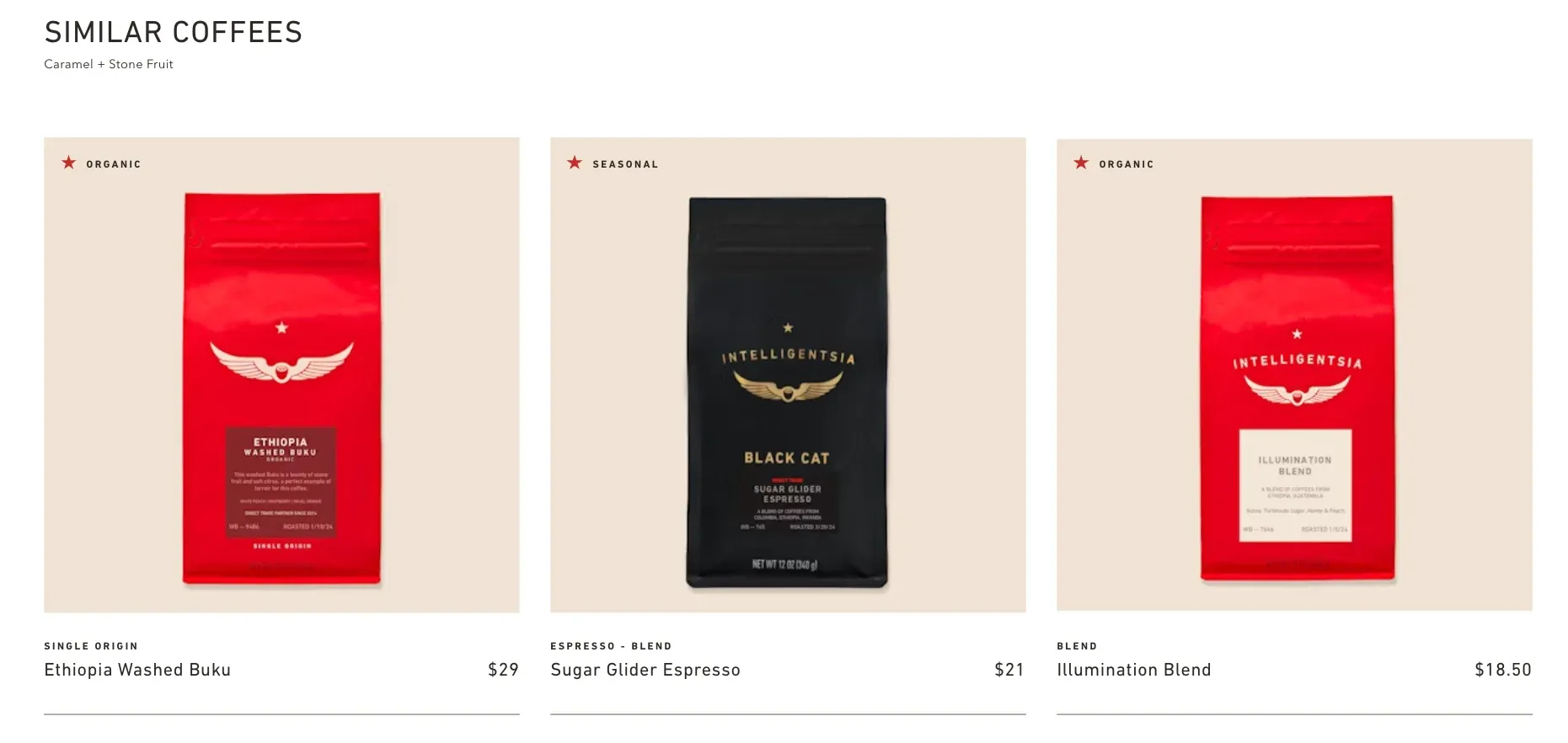 similar products product recommendation example