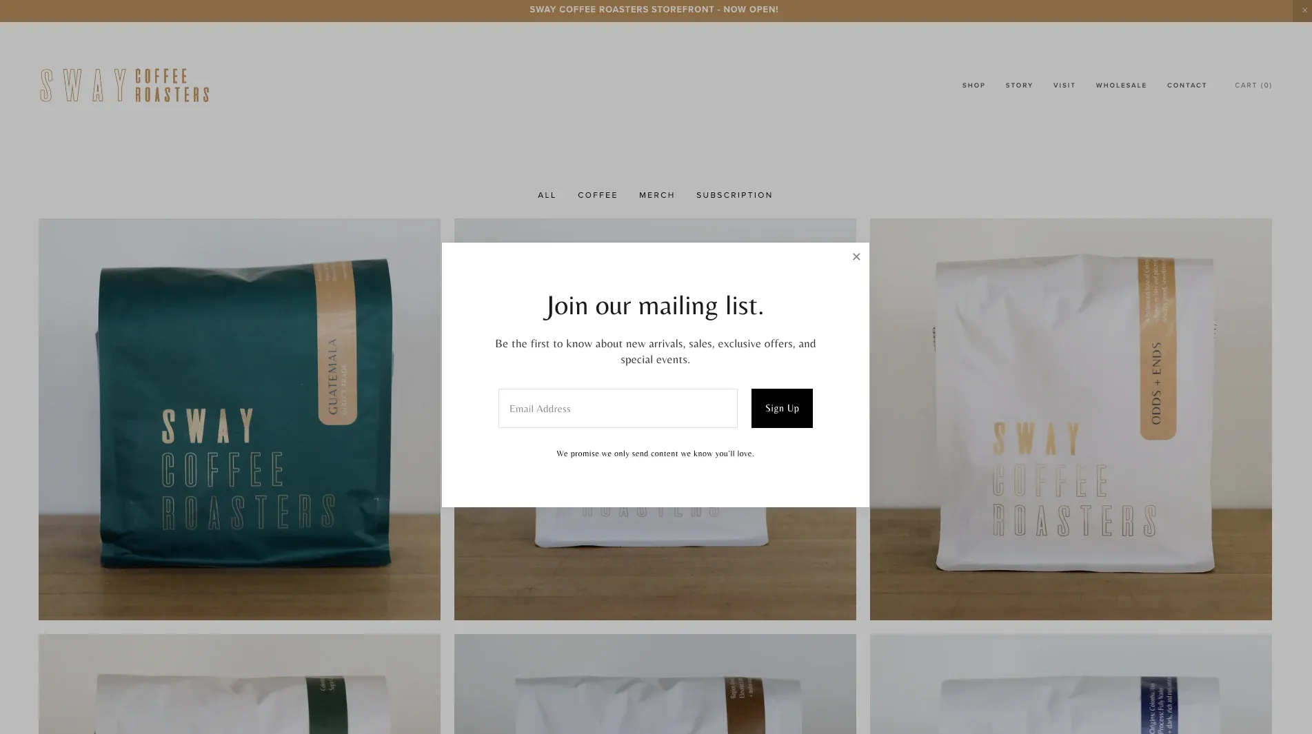 simple popup form example