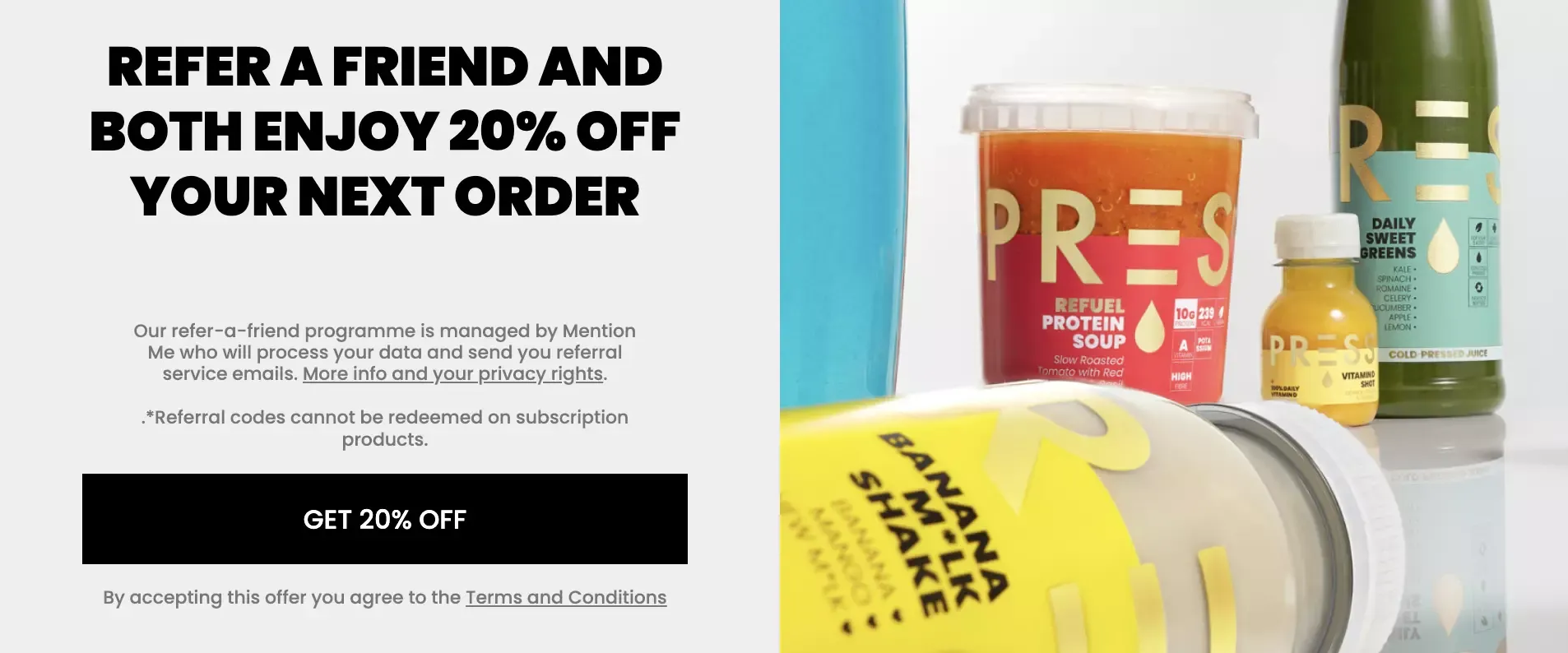 referral discount code idea