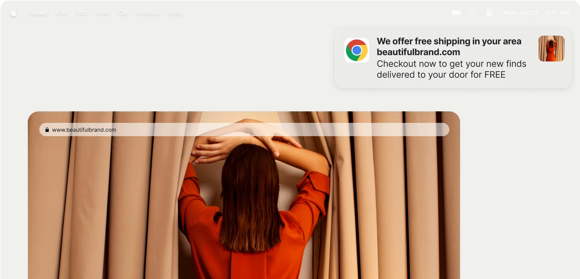 web push- Geo Targeted Promos