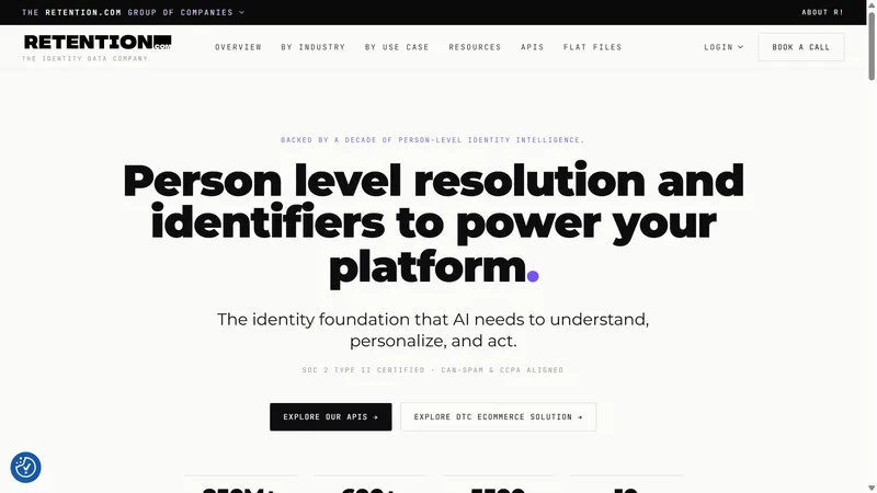Retention.com person-level resolution page