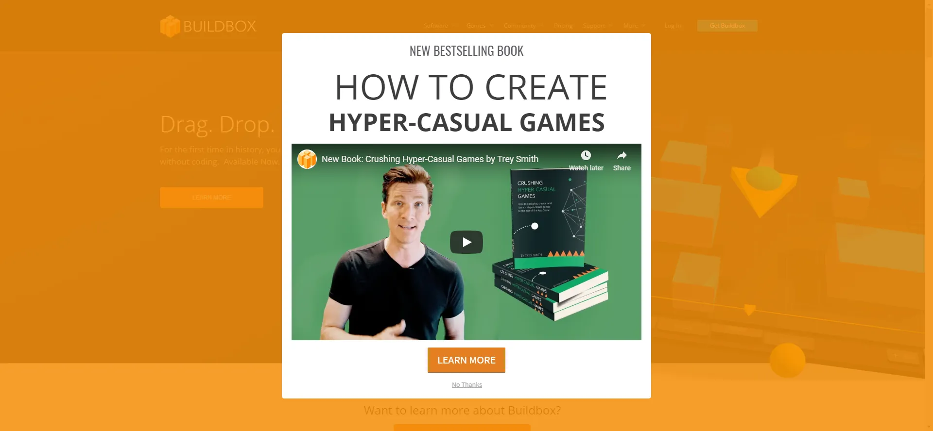 Buildbox's lightbox video modal