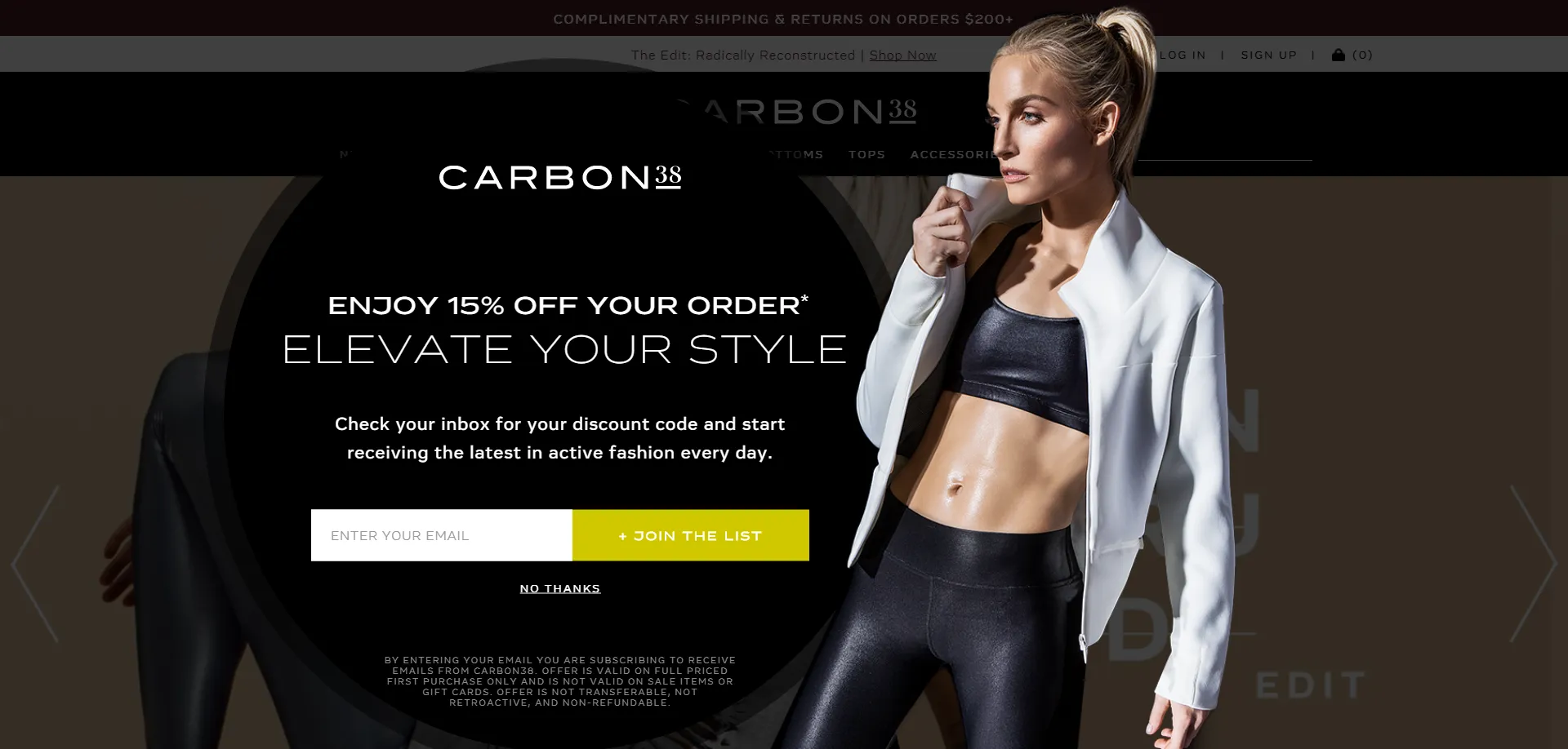 Carbon 38's larger than life pop-up design
