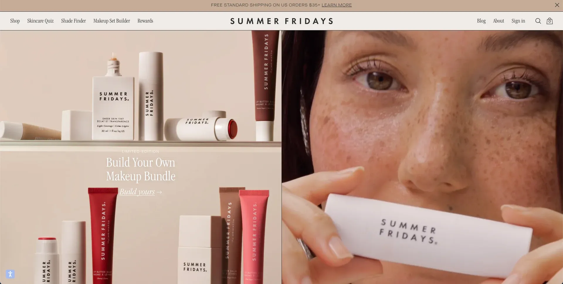 summer fridays ecommerce design