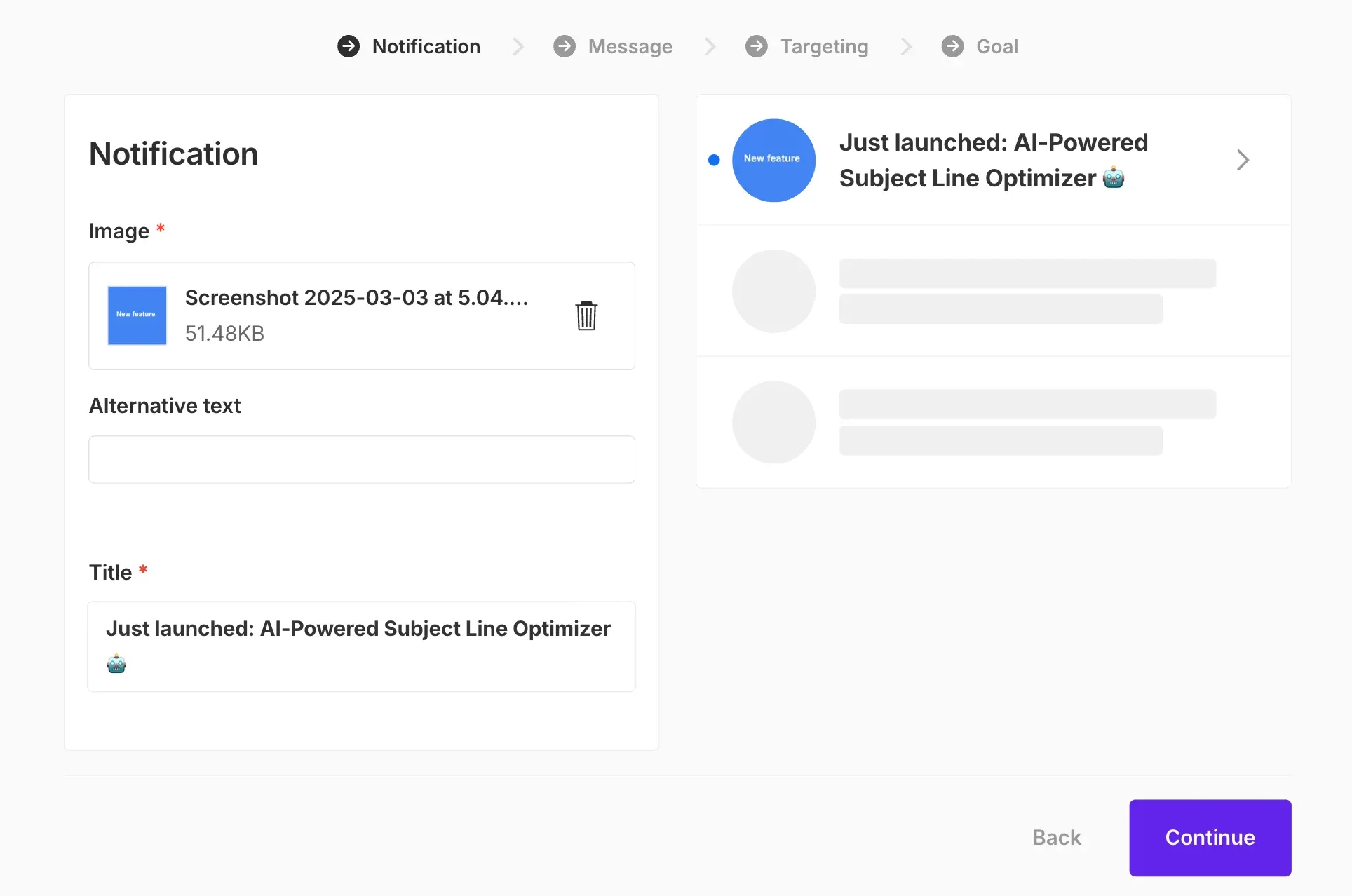 new saas feature promotion campaign