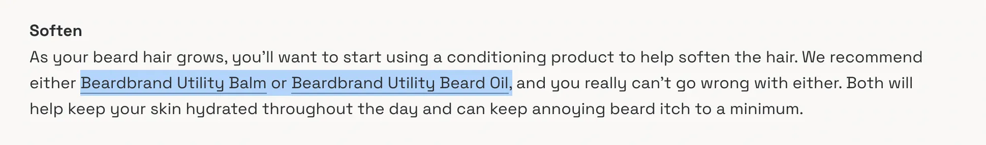 product promotion in content