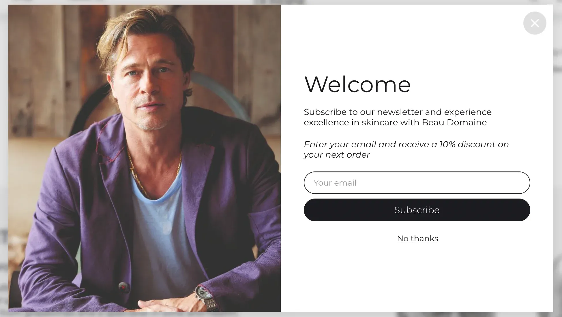 welcome message example