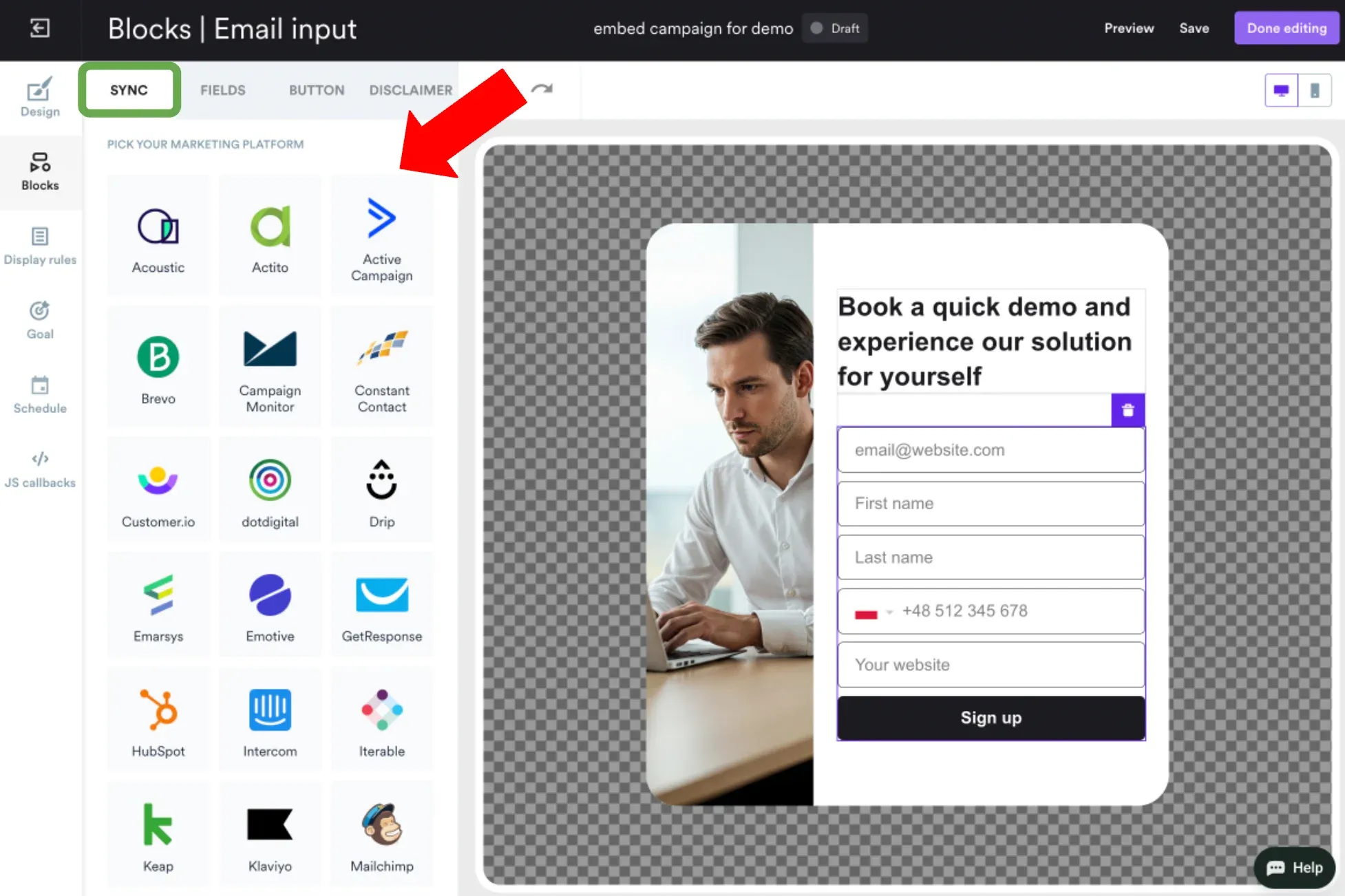 syncing apps