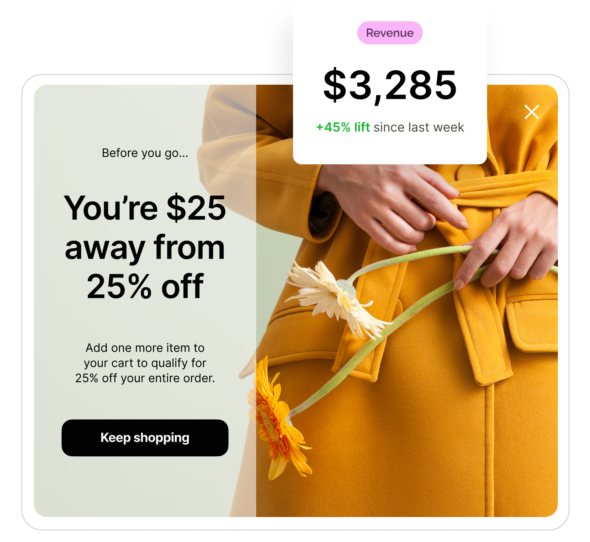 exit popup page hero